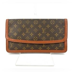LOUIS VUITTON Pochette Dame Clutch Monogram Authentic